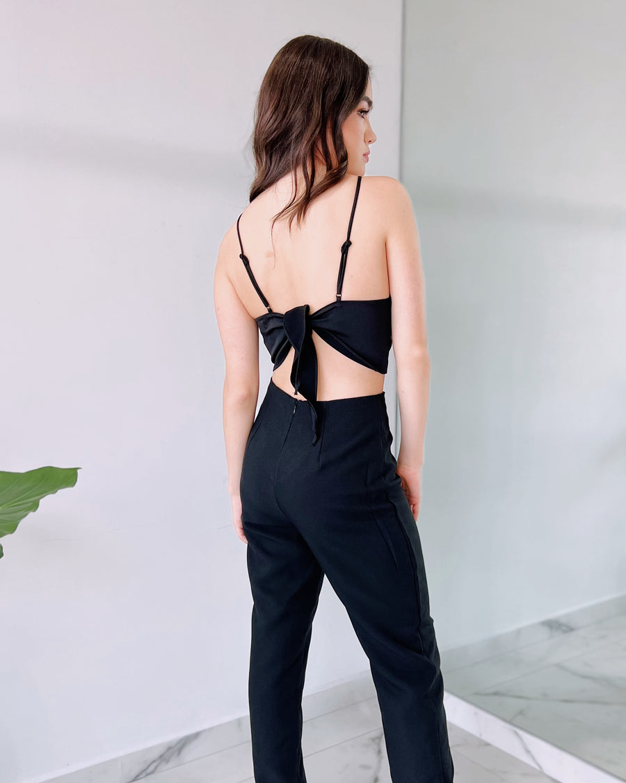 Black Top + Pant Set